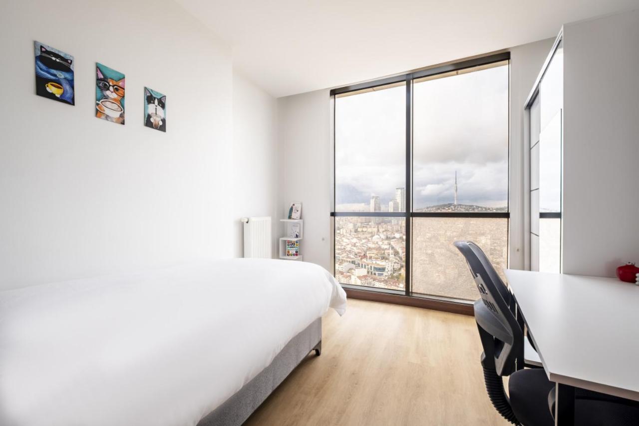 Charming Flat With City View In Atasehir Estambul Exterior foto